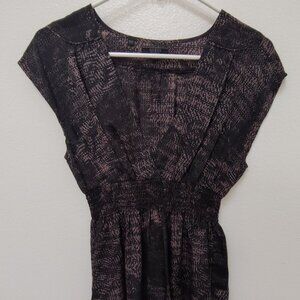 Guess V-Neck Sleeveless Dress Small – Lightweight, Elastic Waist, Short Length